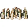Roman Olive And Gold Nativity (Set Of 6) - 35Cm
