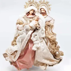 Rose Gold Holy Family Tree Topper (Margaux Collection) - 35Cm