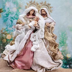 Rose Gold Holy Family Tree Topper (Margaux Collection) - 35Cm