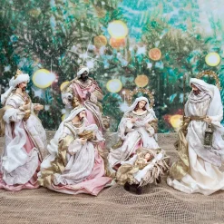 Rose Gold Nativity Margaux Collection (Set Of 5) - 35Cm