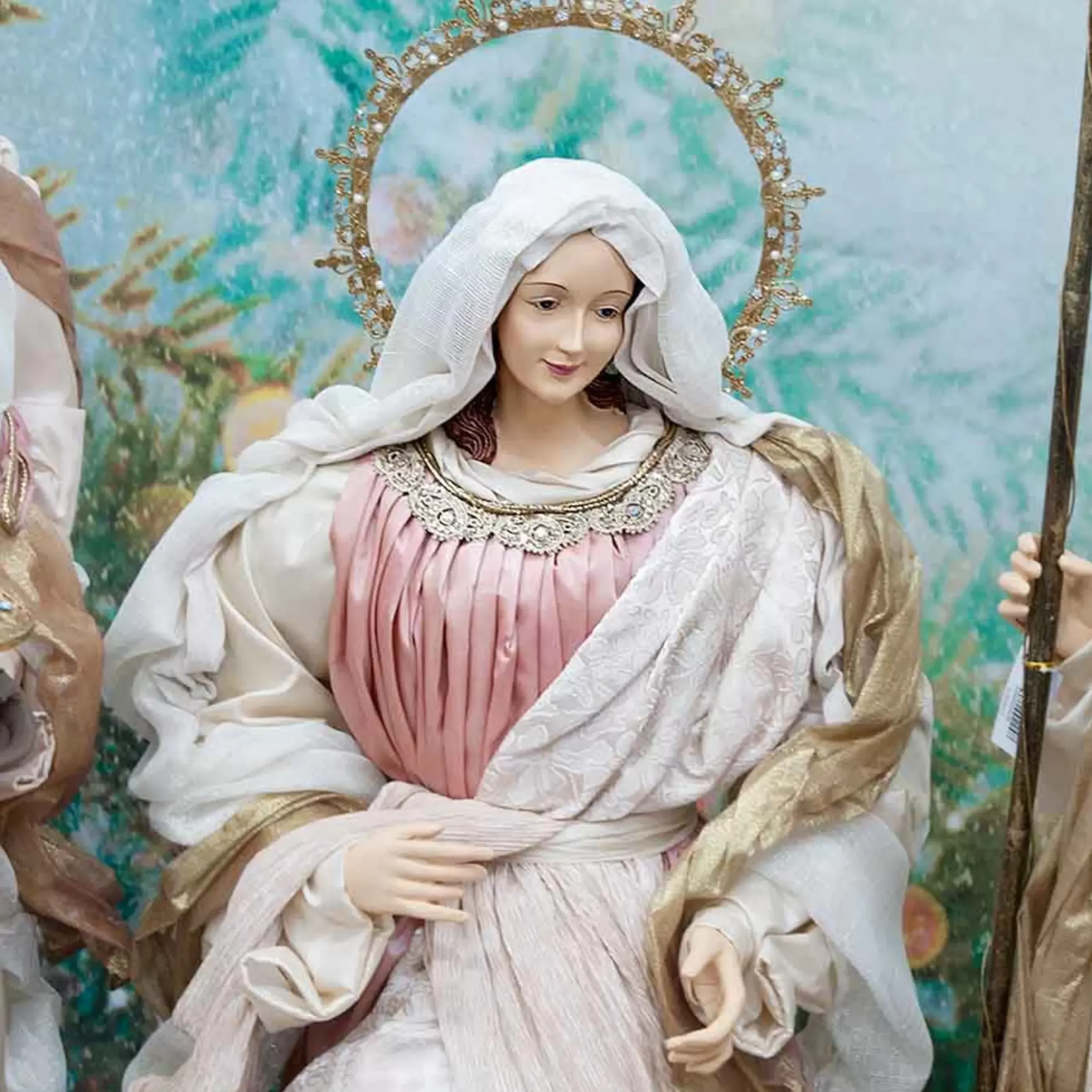 Rose Gold Nativity Margaux Collection (Set Of 6) - 106Cm