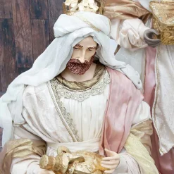 Rose Gold Nativity Margaux Collection (Set Of 6) - 106Cm