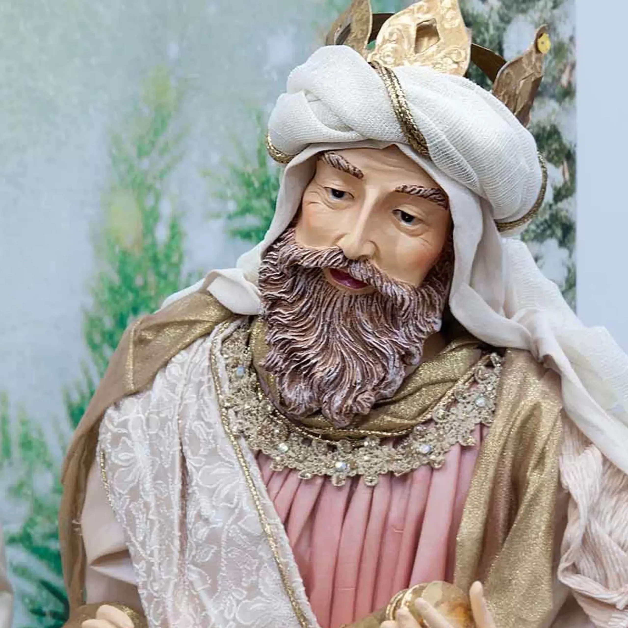 Rose Gold Nativity Margaux Collection (Set Of 6) - 106Cm