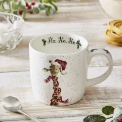 Royal Worcester Ho Ho Ho Giraffe Mug - 12Cm