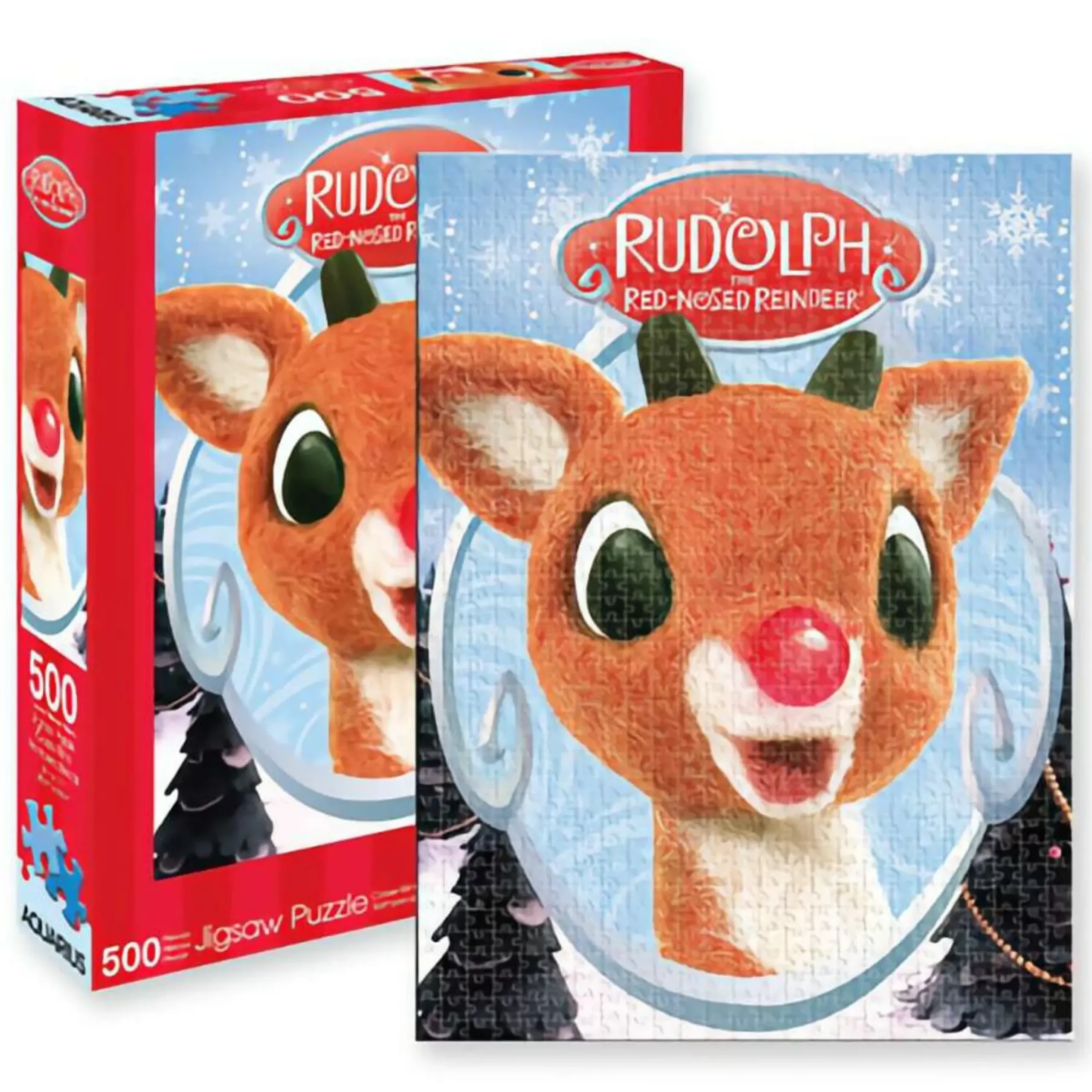 Rudolph The Red-Nosed Reindeer Collage Zigsaw Puzzle (500 Piece)