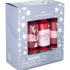 Santa And Reindeer Mini Christmas Cracker (Pack Of 8) - 14Cm