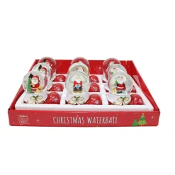 Santa Boot Waterball (3 Styles) - 10Cm