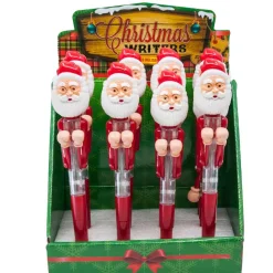 Santa Boxing Pen - 19Cm