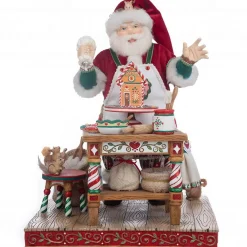 Santa Claus Baking For Christmas - 46Cm