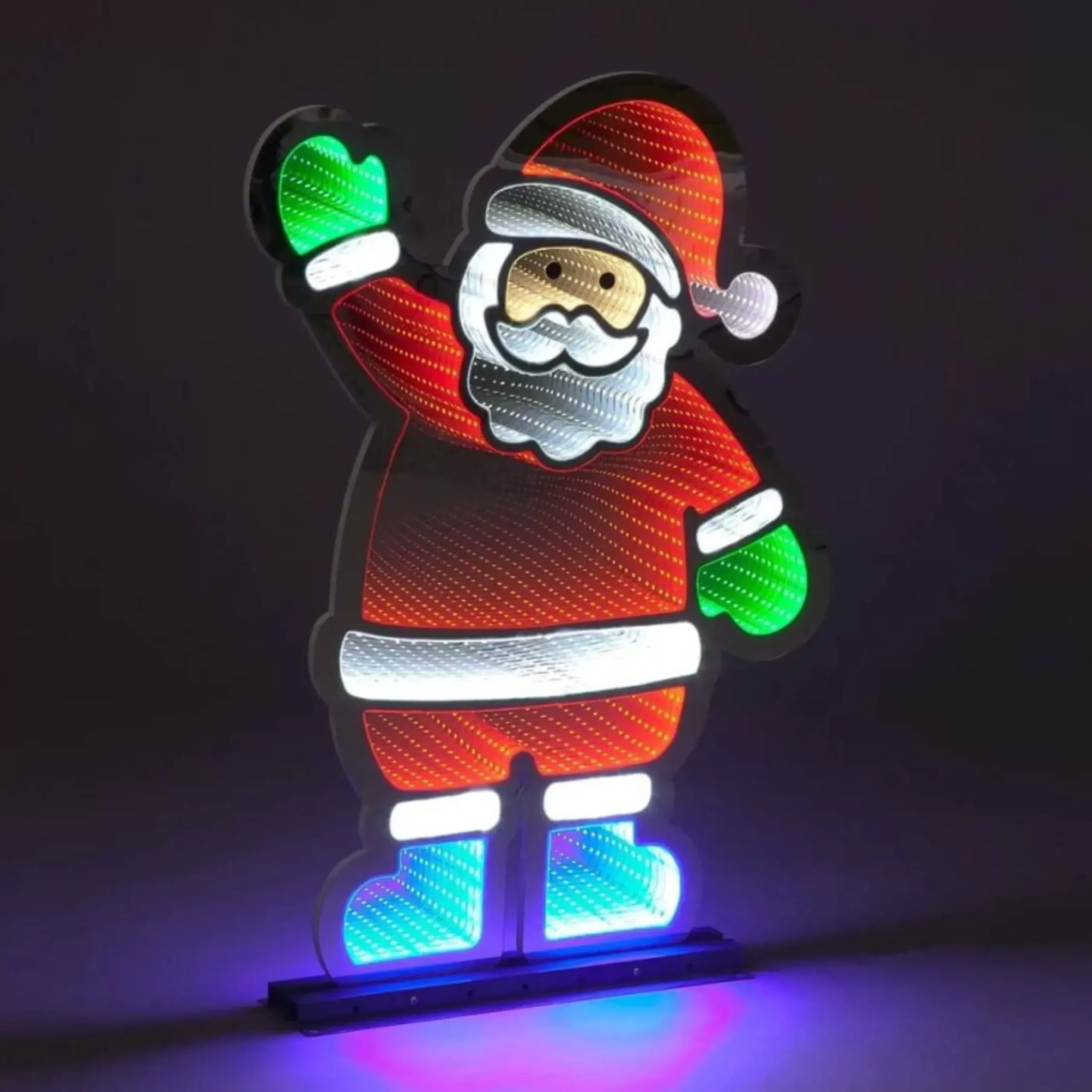 Santa Claus Infinity Light (Indoor) - 74Cm