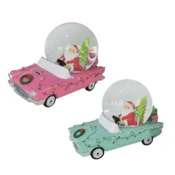Santa In Convertible Waterball - 10Cm