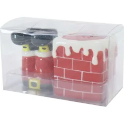Santa Legs And Chimney Salt & Pepper (Set Of 2)