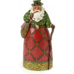 Santas Around The World Irish Santa - 18Cm