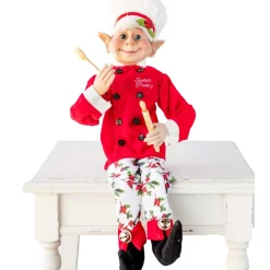 Santas Pantry Chef De Rotisseur Florent Elf - 50Cm