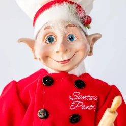 Santas Pantry Commis Chef Edmund Elf - 40Cm