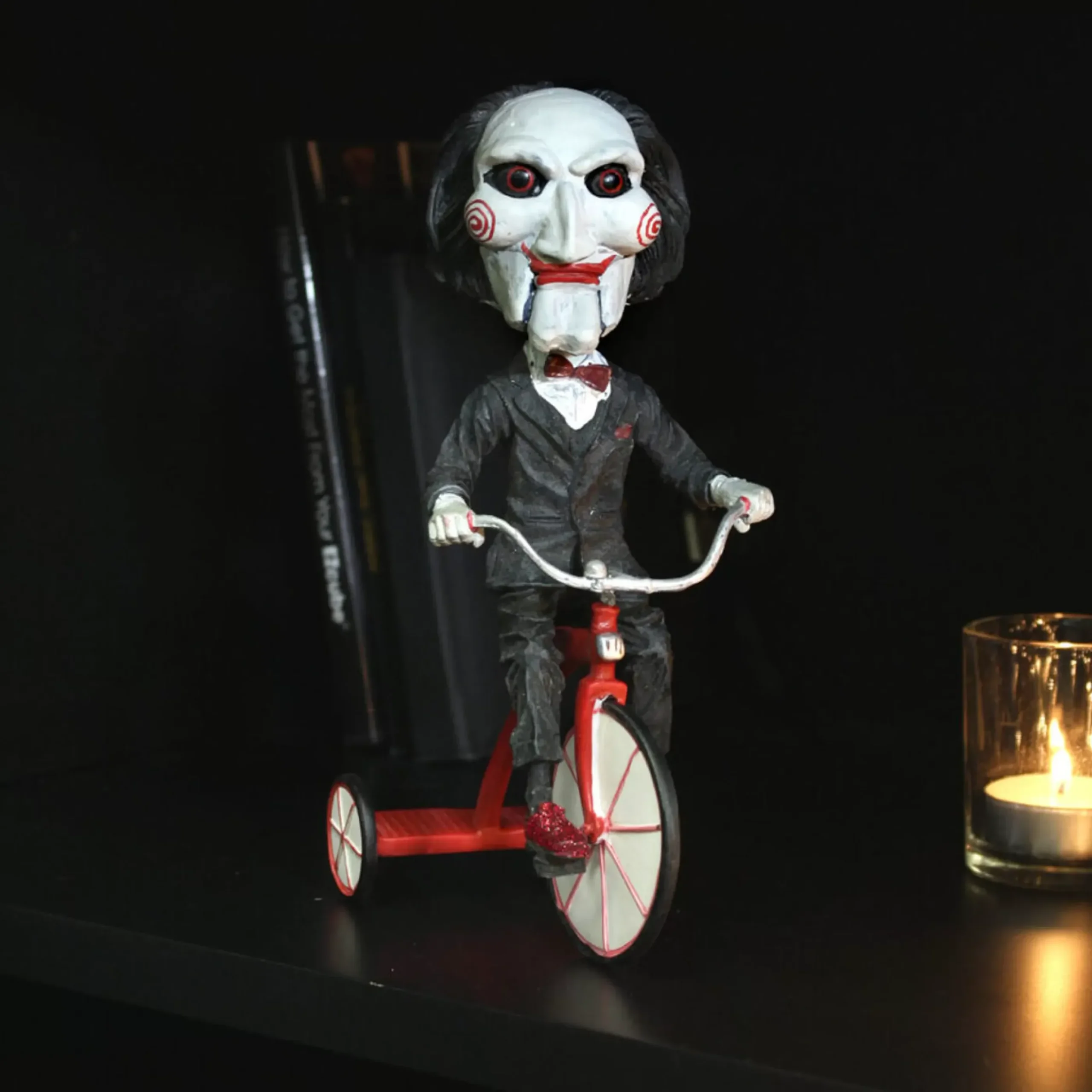 Saw Movie Puppet On Tricycle Head Knocker - 20Cm