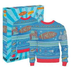 Seinfield Festivus Ugly Sweater Shaped Jigsaw Puzzle (1000 Piece) - 71Cm