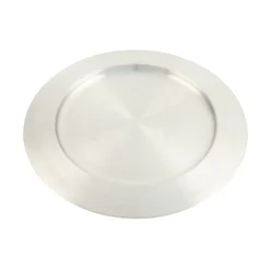 Silver Stainless Steel Charger Plate - 33Cm