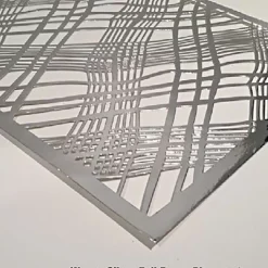 Silver Weave Rectangle Placemats ( Pack Of 8) - 40Cm