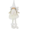 Sitting White Plush Fairy - 37Cm