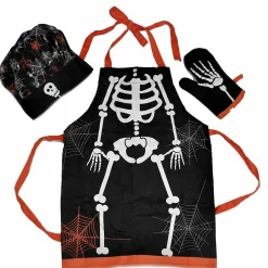 Skeleton Chefs Apron Set - Child
