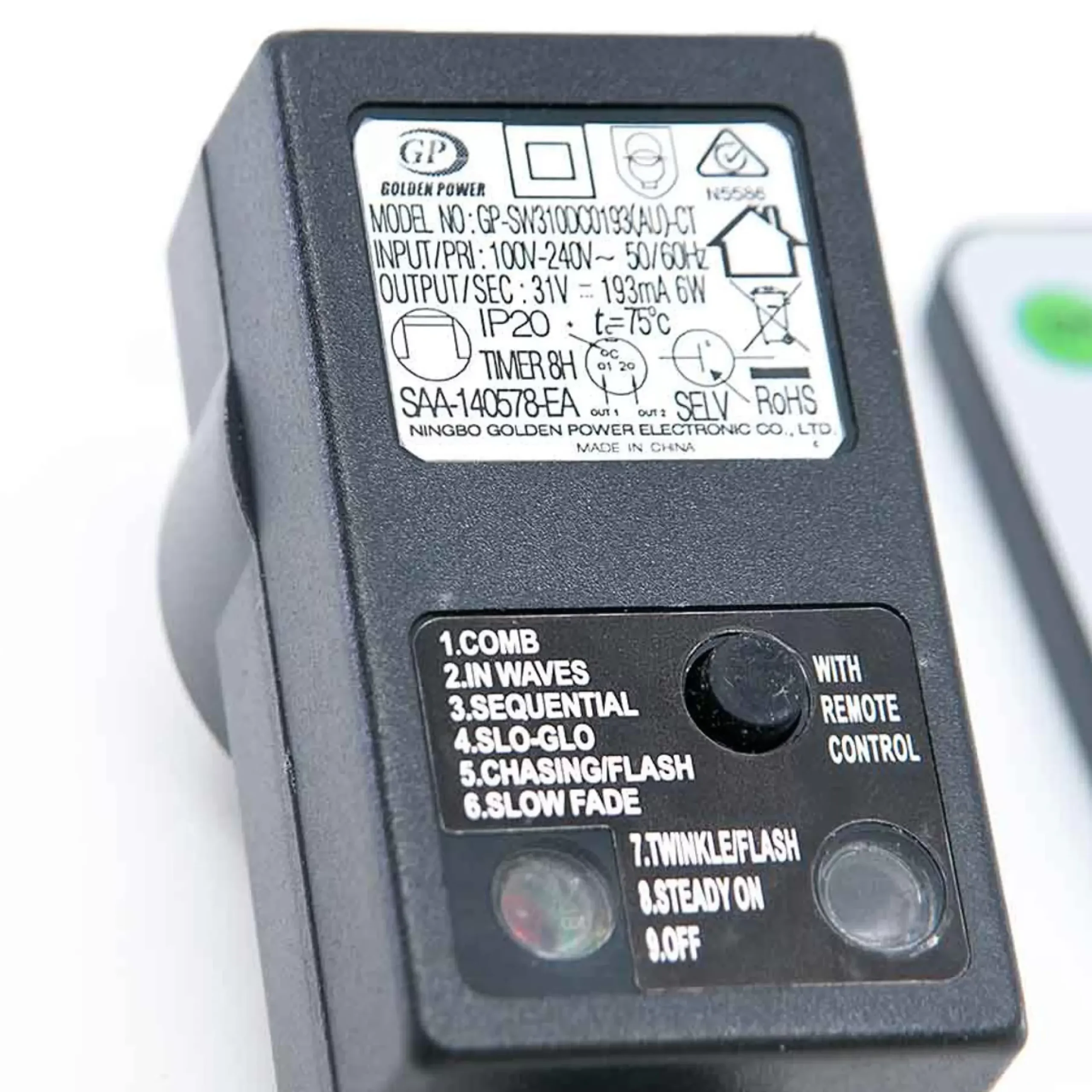 Spare Power Adapter With Remote Control - 7Cm