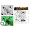 Spider Web Glow In The Dark With 3 Spiders