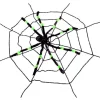 Spider Web With Neon Spider - 2M