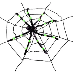 Spider Web With Neon Spider - 2M