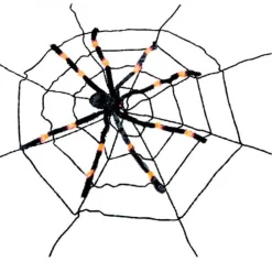 Spider Web With Neon Spider - 2M