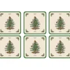 Spode Christmas Tree Coasters (Set Of 6)