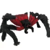 Spooky Red And Black Hairy Spider - 75Cm