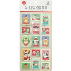 Stamp Stickers 2 Sheets (4 Styles)