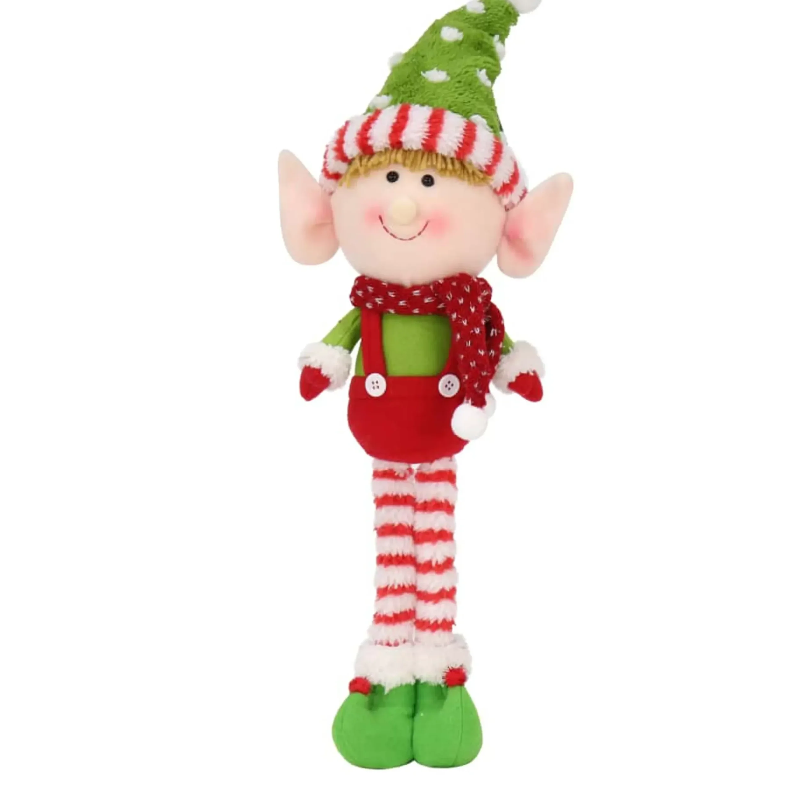 Standing Christmas Elf With Big Head (2 Designs) - 55Cm