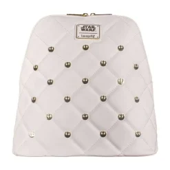 Star Wars - Loungefly White Gold Rebel Hardware Mini Backpack -28Cm