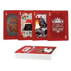 Star Wars Christmas Holiday Playing Cards - 9Cm