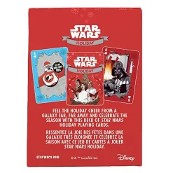 Star Wars Christmas Holiday Playing Cards - 9Cm