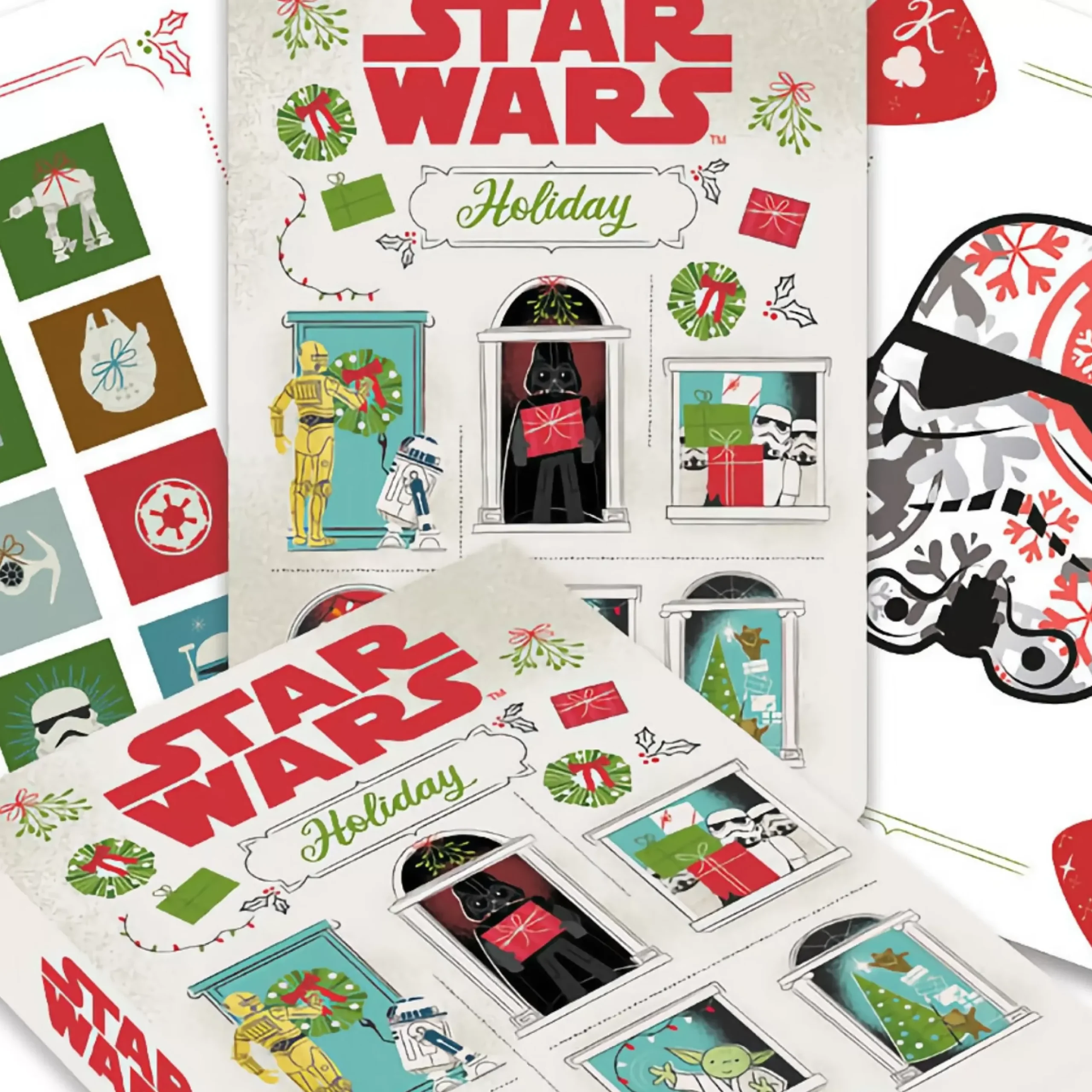 Star Wars Christmas Holiday Fun Playing Cards