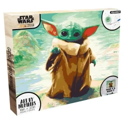 Star Wars Mandalorian Art By Numbers - 51Cm