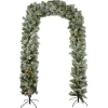Thredbo Prelit Frosted Doorway Arch (600 Led) - 245Cm