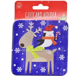Tin Square Giftcard (4 Styles) - 10Cm