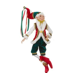 Traditional Jester Christmas Elf (2 Styles) - 40.5Cm