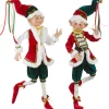 Traditional Jester Posable Elf (2 Styles) - 76Cm