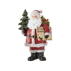 Traveling Santa Holding Letter (2 Styles) - 30.5Cm