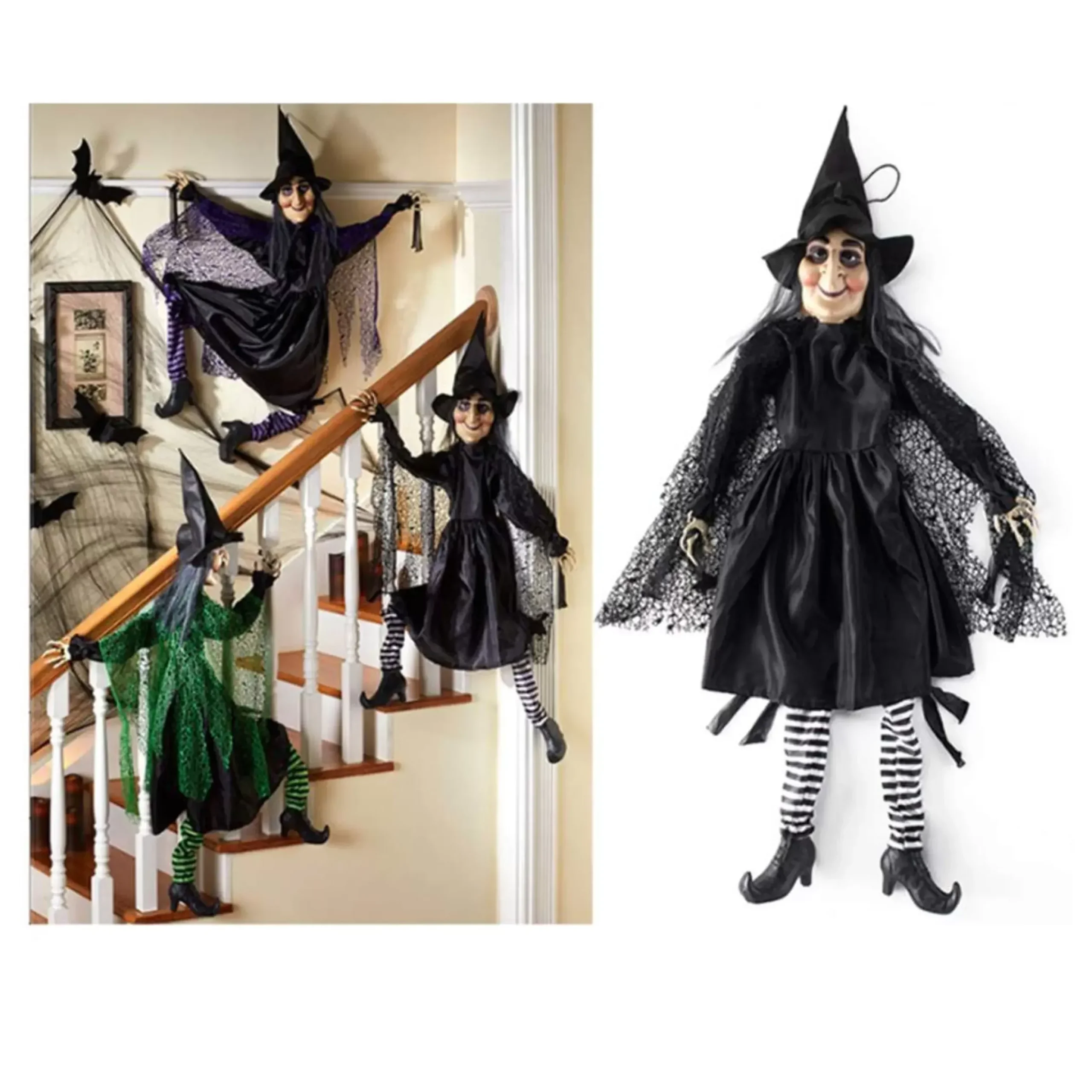 Tree Trunk Witch - 120Cm