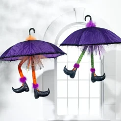 Umbrella With Witch Legs (2 Colours) - 129.5Cm