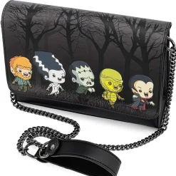 Universal Monsters - Loungefly Chibi Chain Strap Crossbody Bag - 24Cm