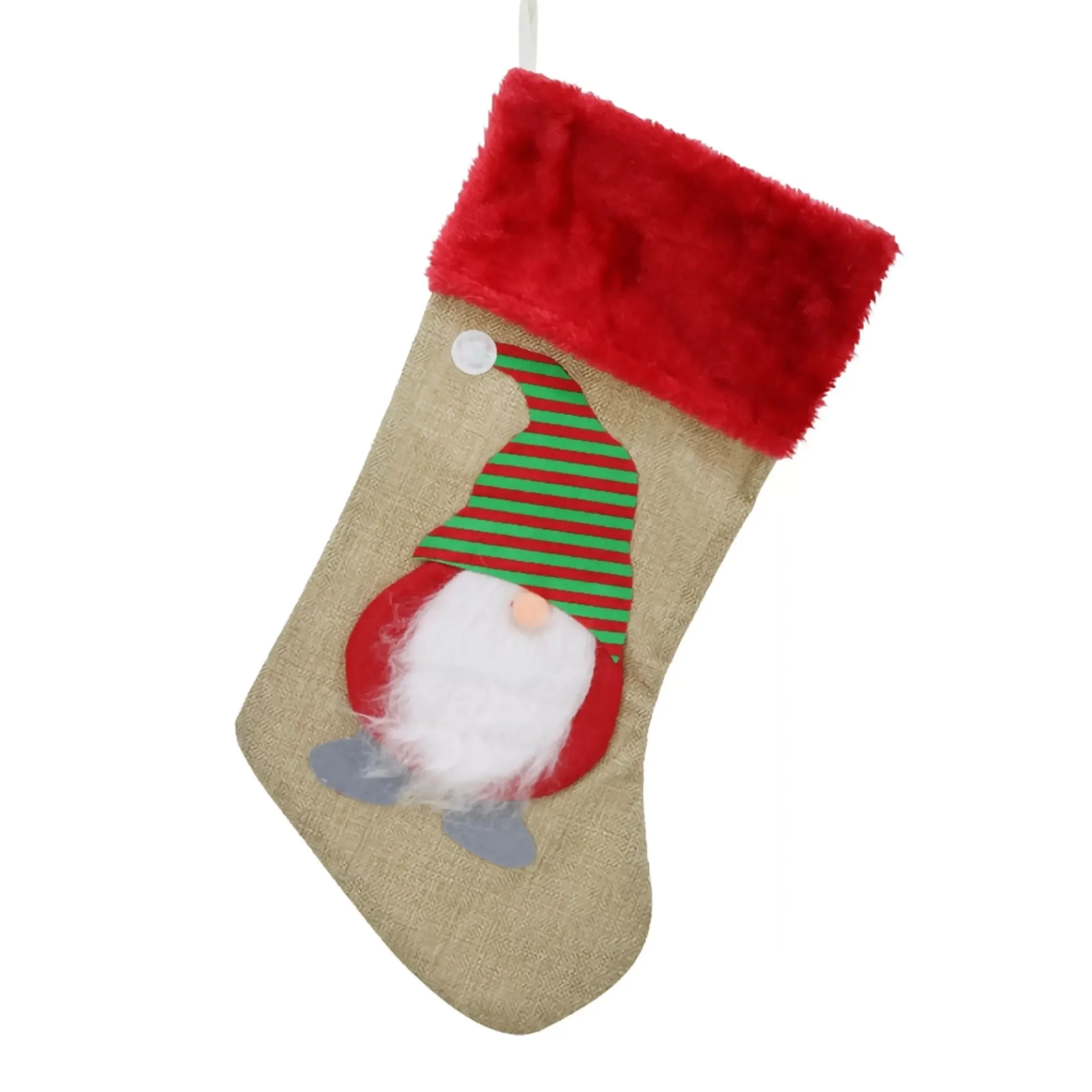 Vintage Gnome Stocking (3 Styles) - 50Cm