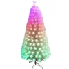 White Iridescent Fibre Optic Christmas Tree - 1.8M