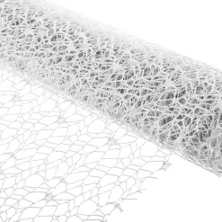 White Lace Spider Mesh Roll - 4.5M